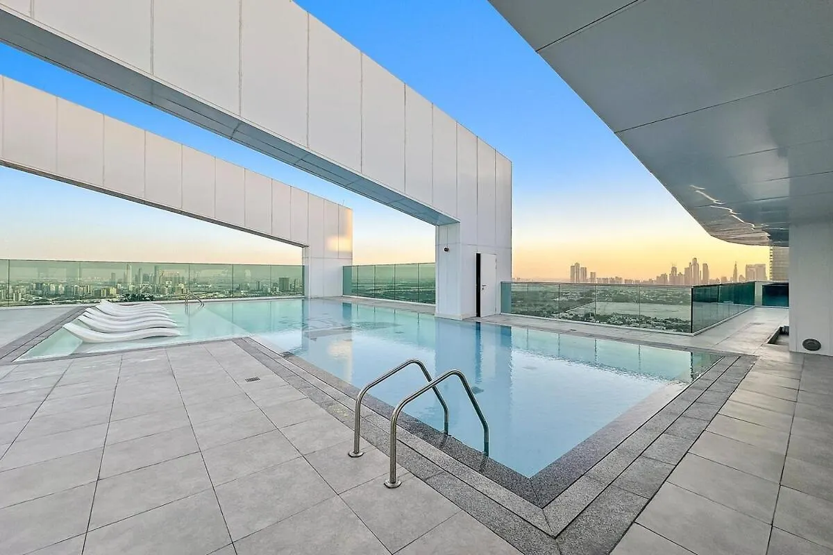 First Class 2Br Panoramic Views Of Dubai Frame Apartment